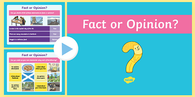 fact and opinion slides