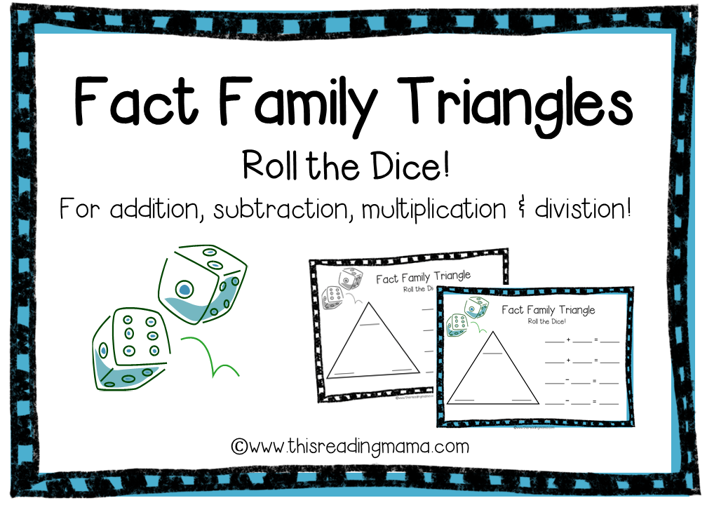 Fact Family Triangles {FREE Download}
