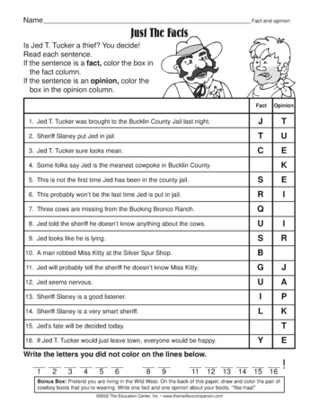 fact vs opinion worksheet high school