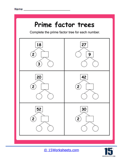 Factor Tree Worksheets - 15 Worksheets Library
