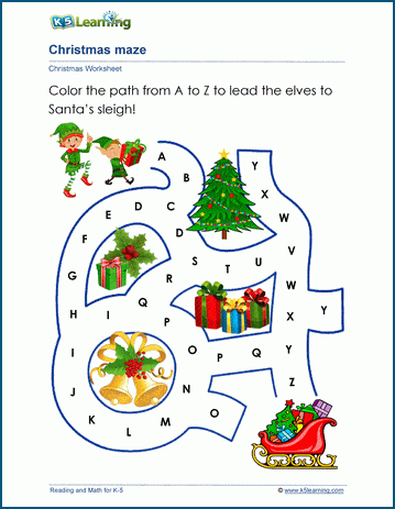 Christmas Worksheets | Worsheets library