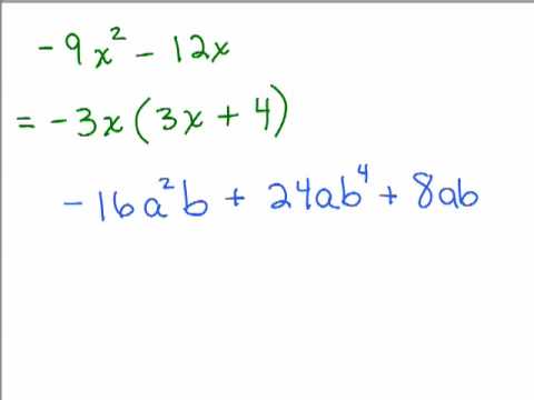Factoring 2-Factor out a negative GCF