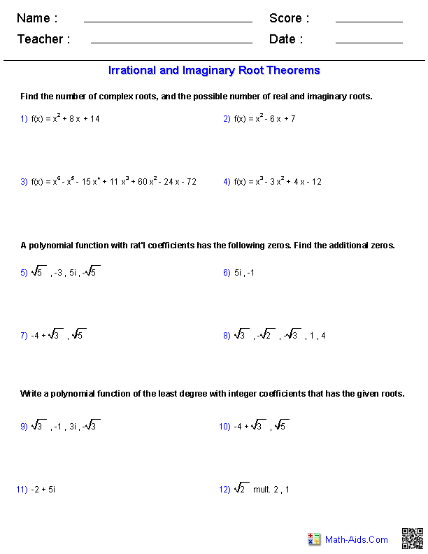 factoring polynomials worksheet algebra 2 answers