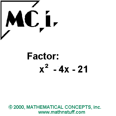 factoring special products worksheet