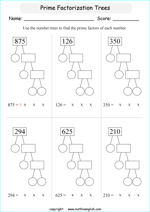Printable primary math worksheet for math grades 1 to 6 based on ...