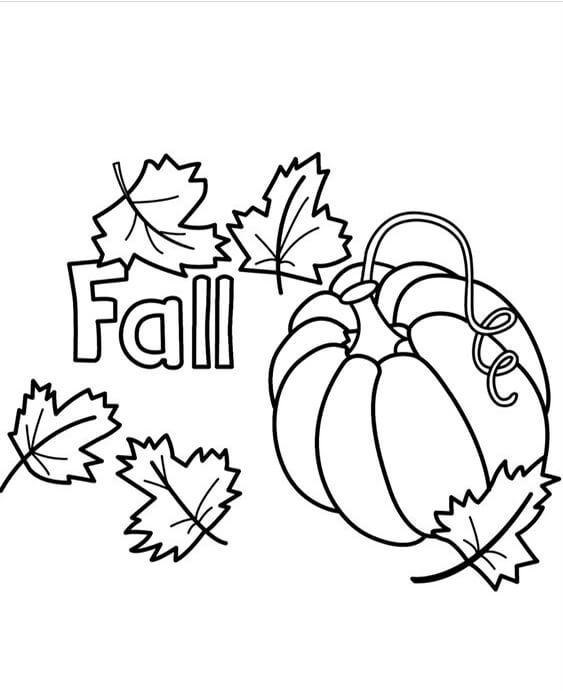 Free &  Easy To Print Fall Coloring Pages - Tulamama