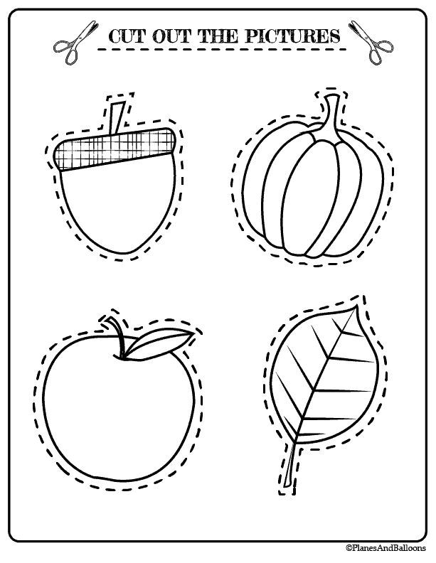 Fall Worksheets For Preschool (FREE Printable) - Planes &  Balloons ...