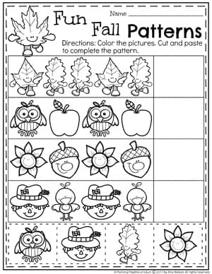 Fall Preschool Unit - Planning Playtime