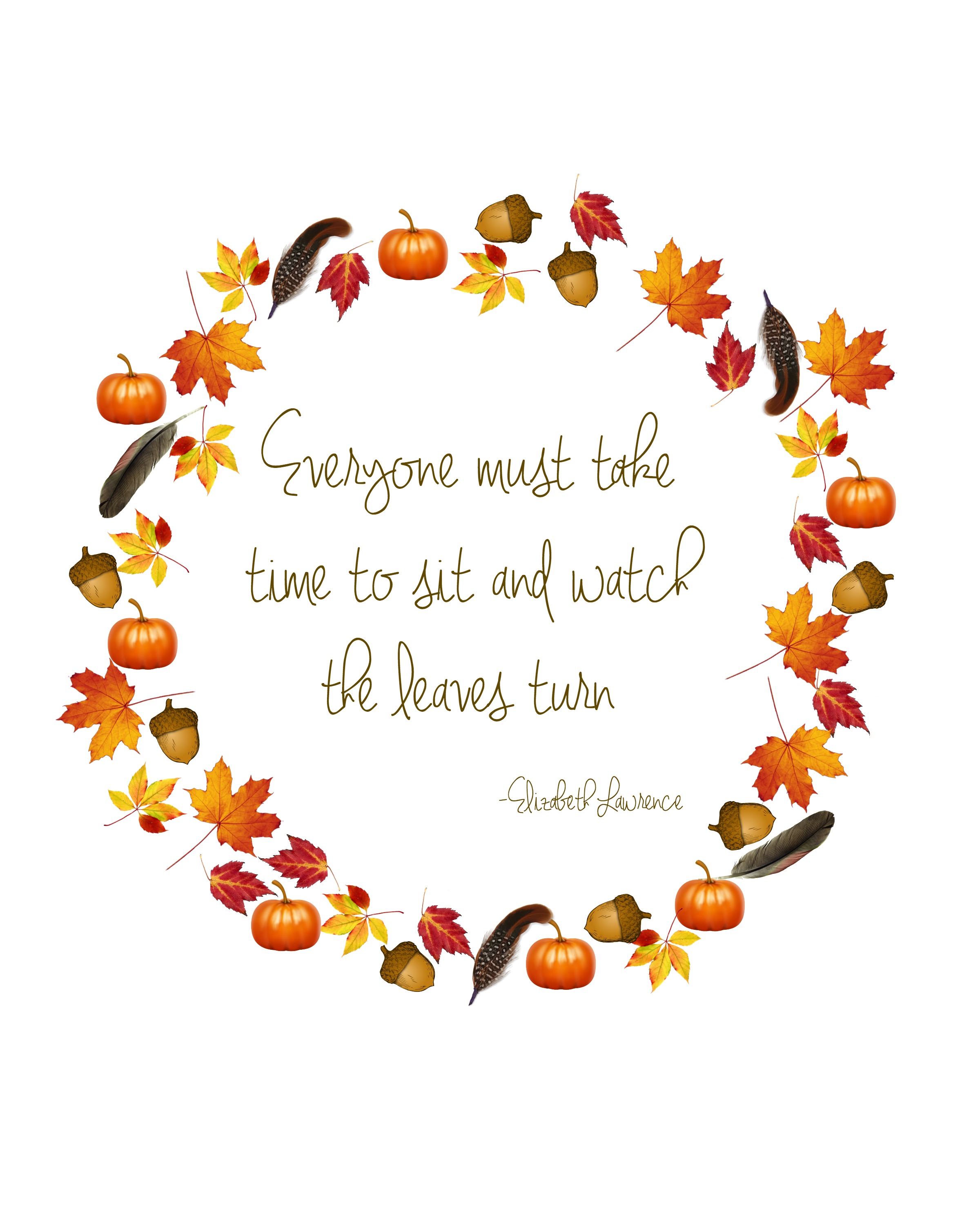 Fall Art Printable - CREATIVE CAIN CABIN