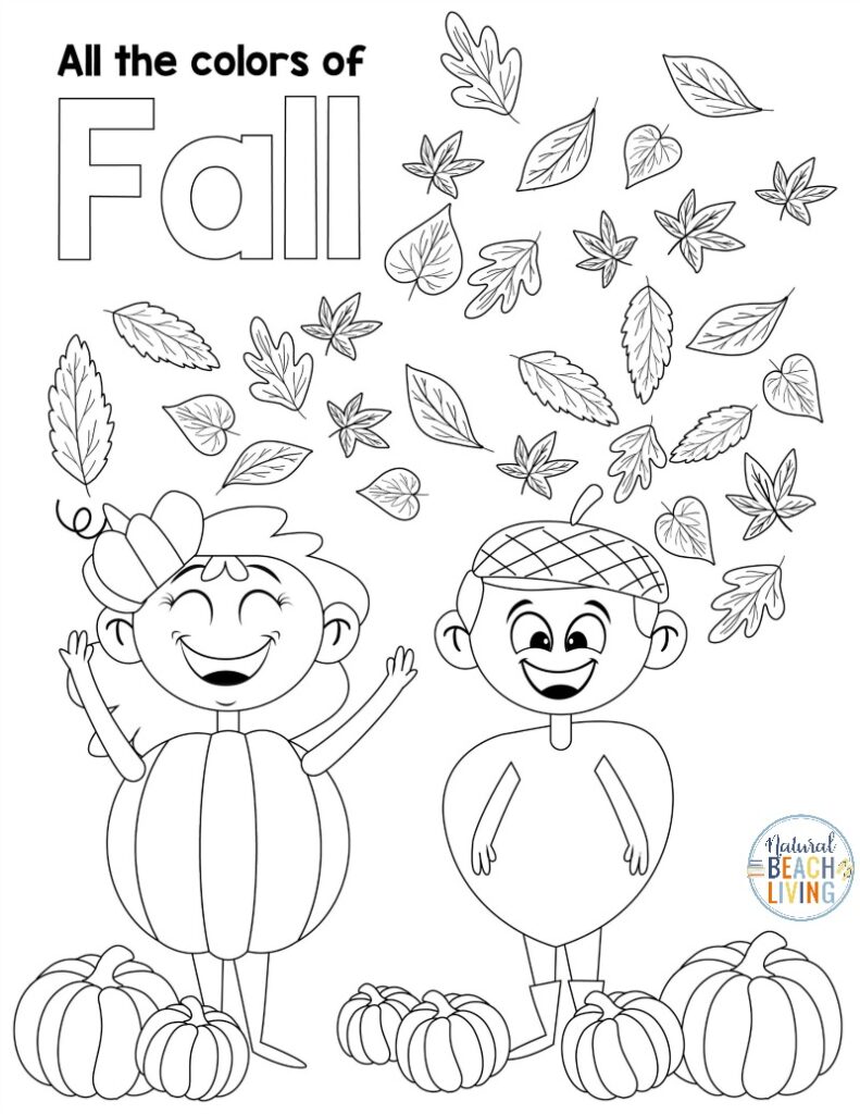 Free Fall Printables for Preschool and Kindergarten - Natural ...