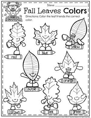Fall Preschool Unit - Planning Playtime