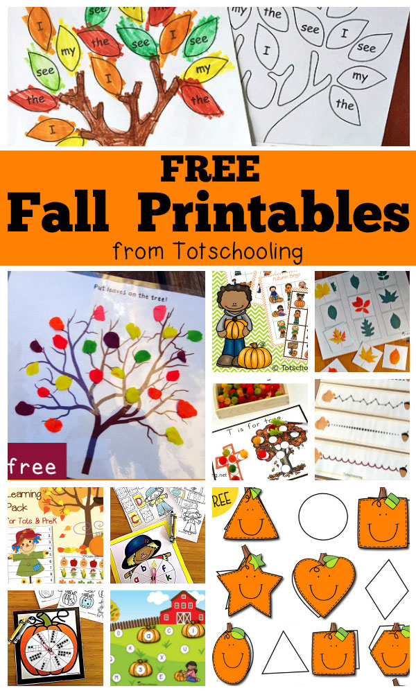 November Kindergarten Worksheets - Planning Playtime