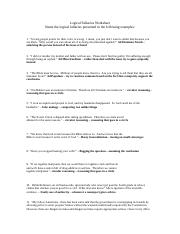 Logical Fallacies Worksheet submit .doc - Logical Fallacies ...