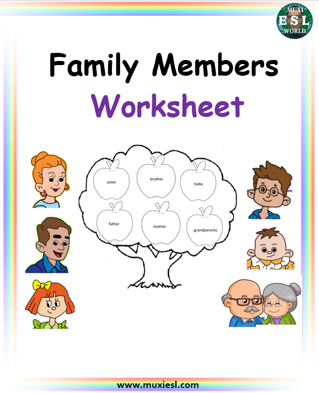 family at worksheet
