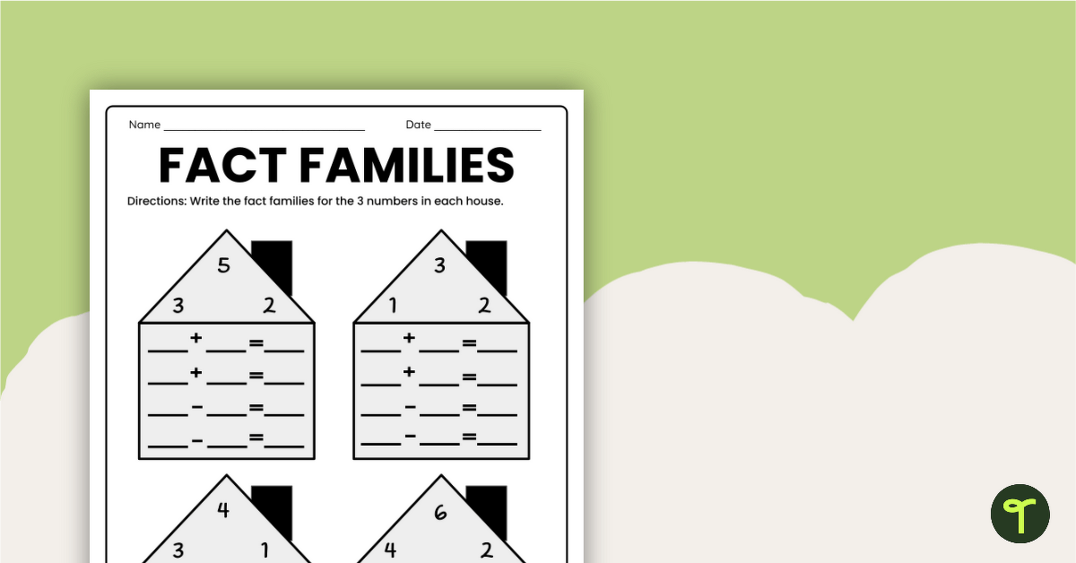 family fact worksheet