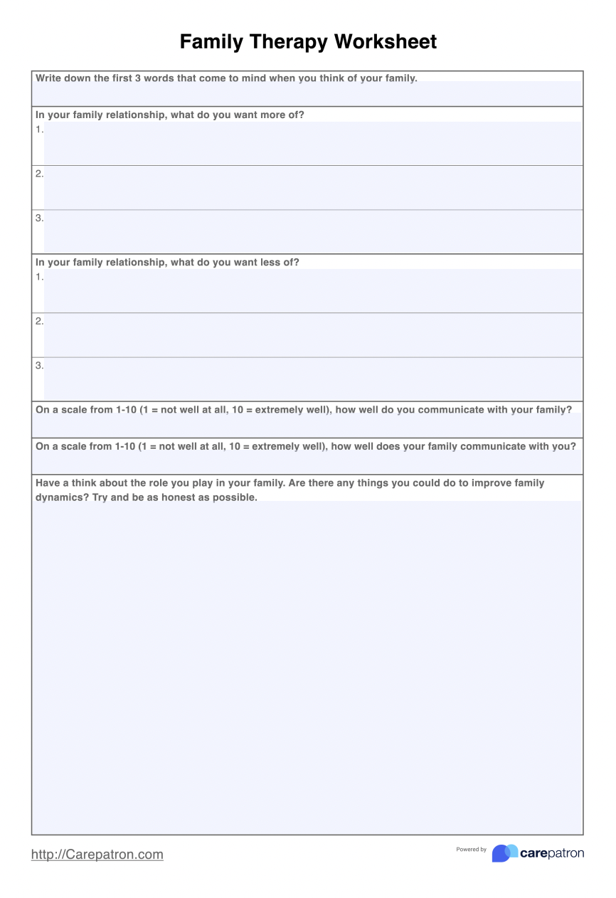 family roles in addiction worksheet