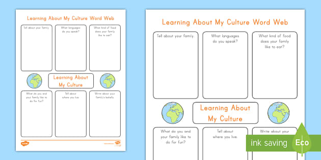 family traditions worksheet