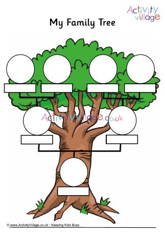 family tree worksheet