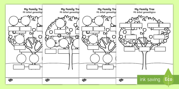 family tree worksheet