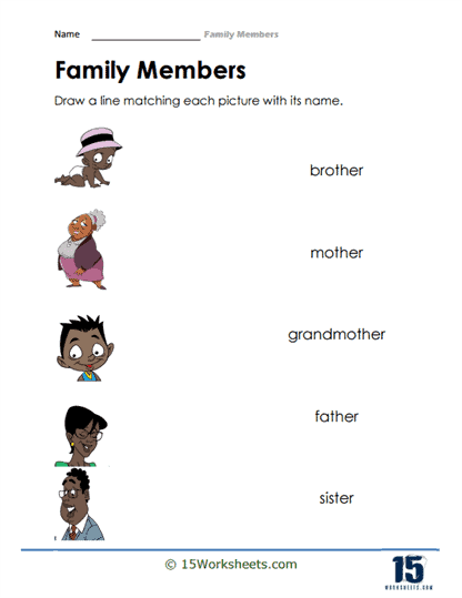 Family Members Worksheets - 15 Worksheets Library