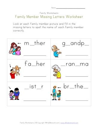 family worksheet pdf