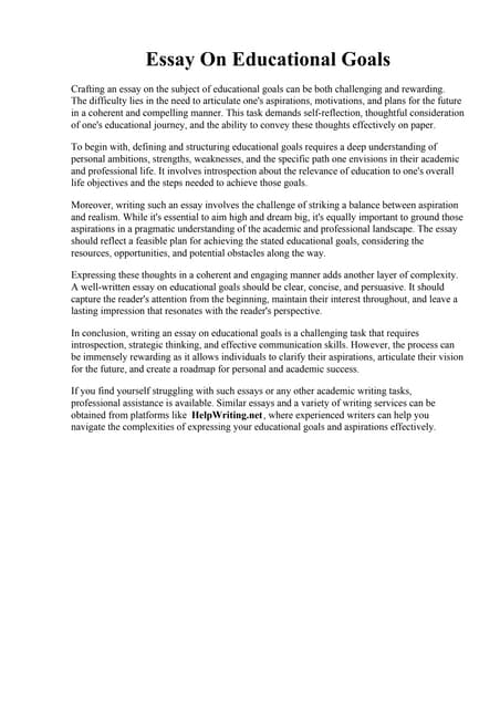 Essay On Educational Goals.pdf