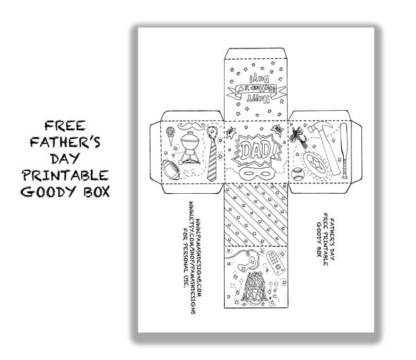 father s day printable activity sheets
