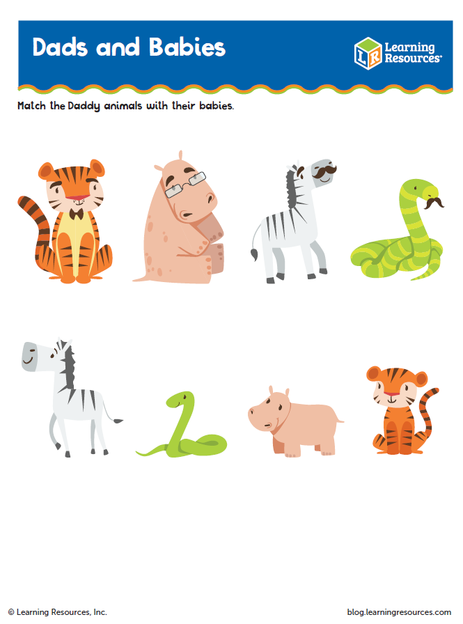 Fathers Day Printable Activity Sheets