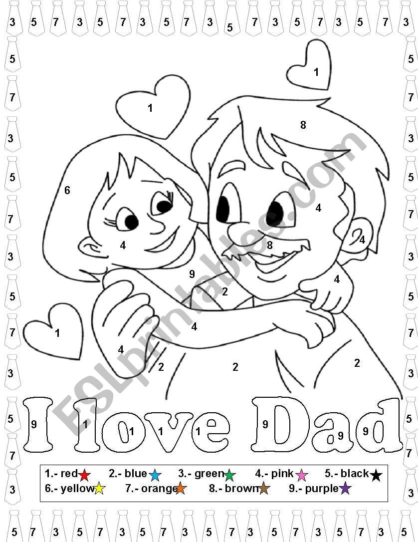 father s day worksheet
