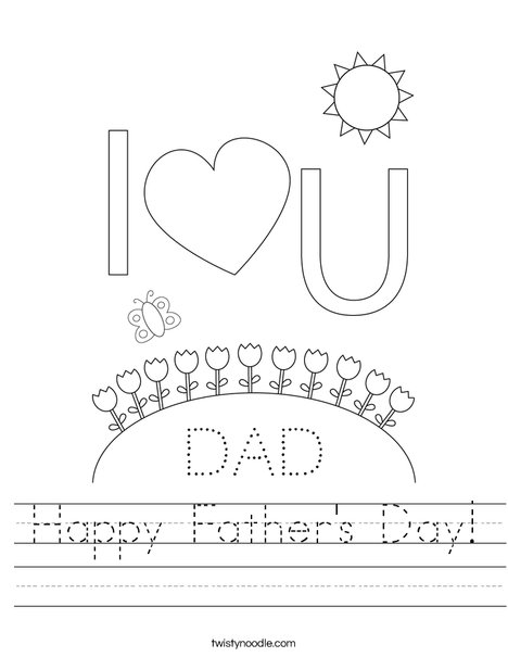fathers day worksheet