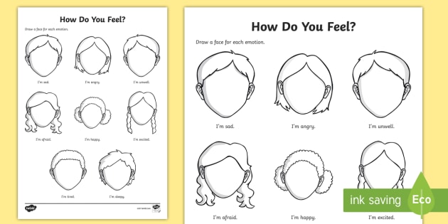 Expressing Feelings Worksheet - SEN |  Inclusion