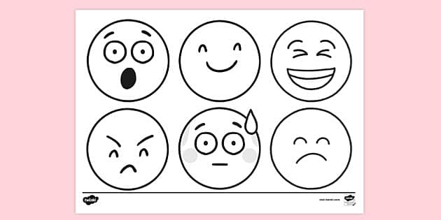 feelings coloring sheets for preschool