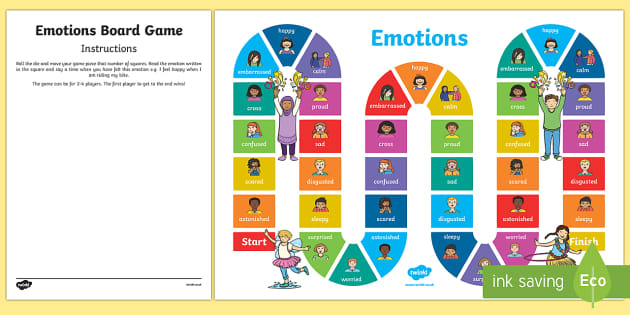 Emotions Board Game | Classroom Management | Twinkl USA
