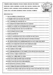 feelings worksheet for adults