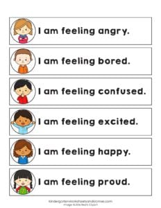 feelings worksheet for kids free printable