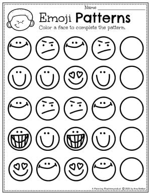 feelings worksheet for preschoolers