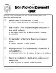 fiction and nonfiction worksheet