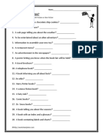 Fiction or Nonfiction Worksheet PDF | PDF