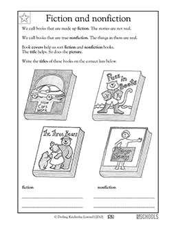 fiction worksheet