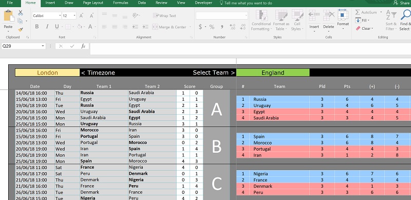 fifa world cup 2018 schedule list printable