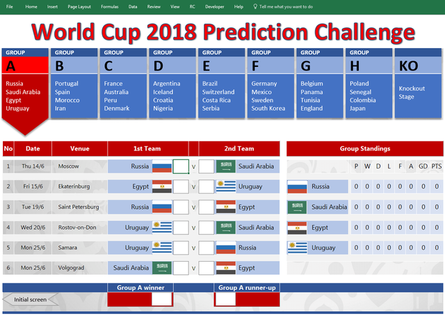 How Our World Cup 2018 Template Is Made
