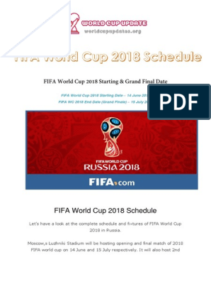 fifa world cup 2018 schedule usa printable