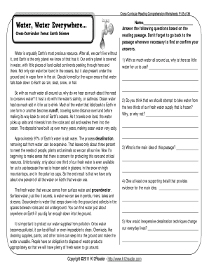 Reading Comprehension Worksheets 5th Grade - Fill and Sign ...