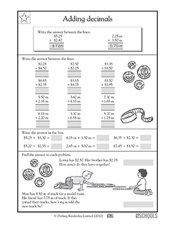 5th grade math Worksheets, word lists and activities. | GreatSchools