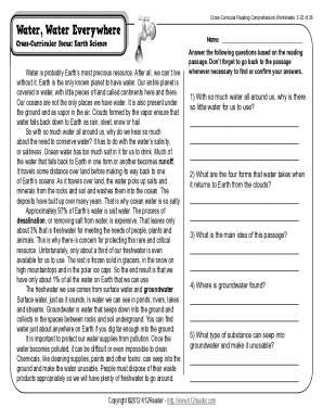 Reading Comprehension Worksheets 5th Grade - Fill and Sign ...