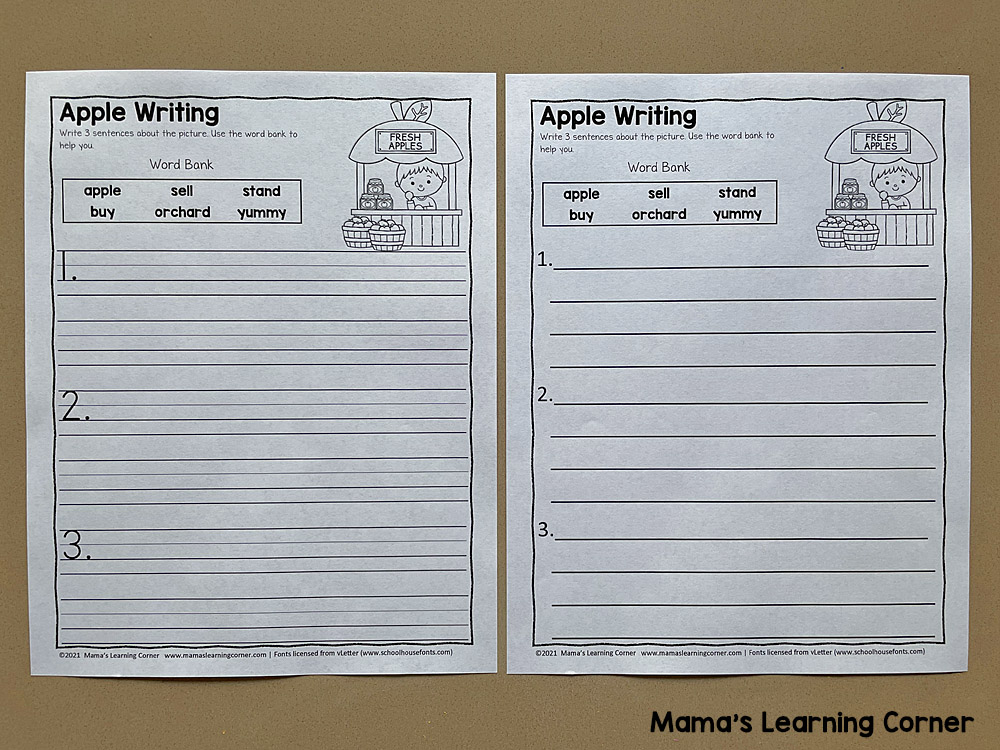 fifth grade writing sentences worksheet