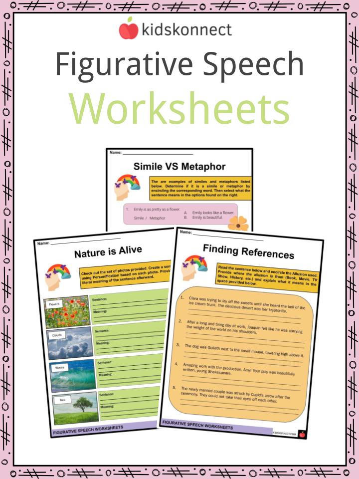 Figurative Language Worksheets | Definition &  Examples
