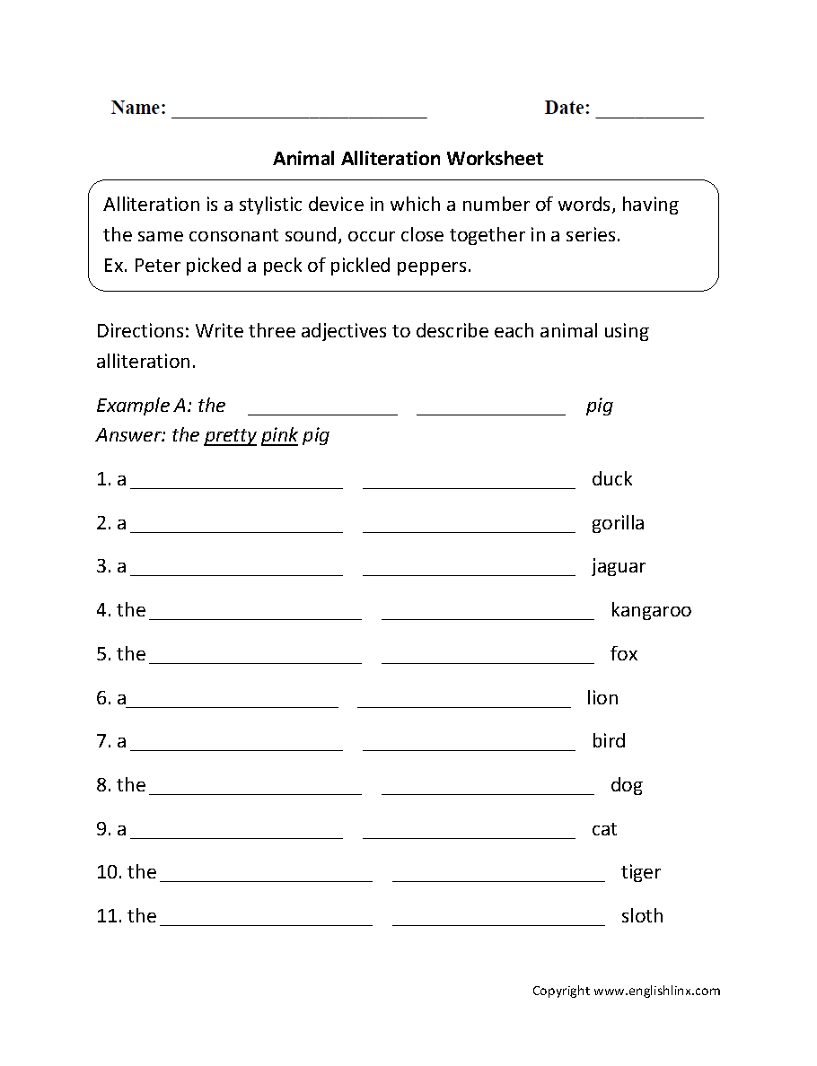 figurative language worksheet 9