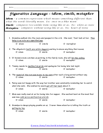 NEW YEARS: FIGURATIVE LANGUAGE – Presto Plans