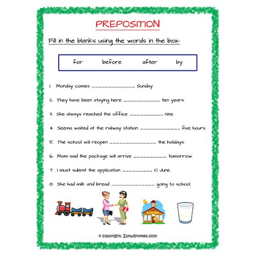 fill in the blank worksheet for first grade
